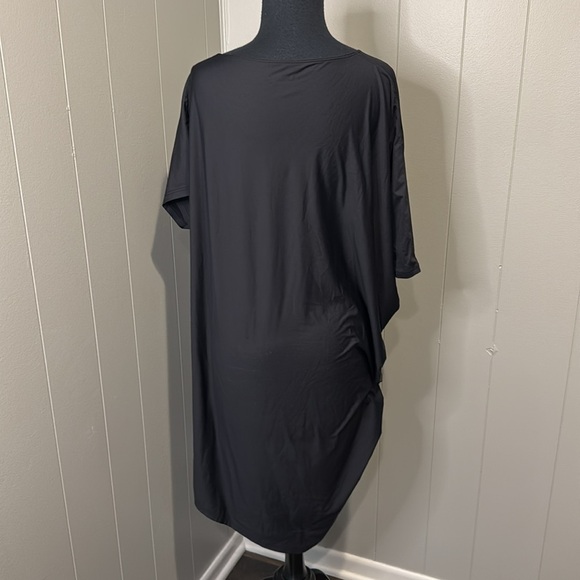 Athleta Women’s Small Asymmetrical Sunlover Hilo UPF Dress Black Outdoor - Picture 6 of 9